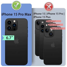 Load image into Gallery viewer, DuckSky for iPhone 15 Pro Max 6.7" Genuine Leather Wallet case RFID Blocking4 Credit Card HolderReal Leather Flip Folio Book Phone case Protective Cover Women Men for Apple15ProMax case Wine Red, WineRed_7695
