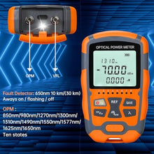 Load image into Gallery viewer, Duogalia 4-in-1 Fiber Optic Tester, Portable Optical Power Meter FC/SC/ST Standard Interface, Built-in 30Km Fiber Fault Detector Network Cable Tester with 1pc FC to LC Adapter_229
