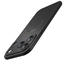Load image into Gallery viewer, Duxsmei Magnetic for iPhone 18 Pro Max/iPhone 17 Pro Max Case Compatible with MagSafe,Lens Protector,Camera Button,Slim Shockproof Bumper Soft Silicone Metallic Luster Cover (Black)_1
