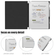 Load image into Gallery viewer, E NET-CASE Case for Remarkable Paper Pro Tablet 11.8 inch (2024 Released), Slim Lightweight Folio Auto Sleep/Wake Design, Cover for Remarkable Paper Pro Digital Paper with Pencil Holder (Black)_503
