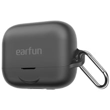 Load image into Gallery viewer, EarFun Protective Case Cover for EarFun Air Pro 4+, Soft Silicone Protective Case with Keychain, Shock-Proof, Full Protective Cover, Black_1
