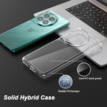 Load image into Gallery viewer, Eastcoo Clear Case for Oneplus 12 Case, [Hard PC Back+Soft TPU Bumper] [Anti-Yellowing] [Support Wireless Charging] Slim Fit Shockproof Protective Transparent Case Cover for OnePlus 12 5G, 2024_7326
