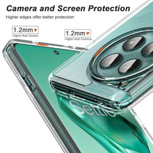 Load image into Gallery viewer, Eastcoo Clear Case for Oneplus 12 Case, [Hard PC Back+Soft TPU Bumper] [Anti-Yellowing] [Support Wireless Charging] Slim Fit Shockproof Protective Transparent Case Cover for OnePlus 12 5G, 2024_7328
