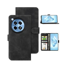 Load image into Gallery viewer, Eastcoo Flip Wallet Case for OnePlus 12R 5G, [3 Card Slots][Stand Function] PU Leather Shockproof Protective Case Cover for OnePlus 12R 5G 2024, Black_1
