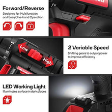 Load image into Gallery viewer, Eastvolt 20V Max Cordless Power Drill Driver Kit &amp; Home Tool Kit, Max 310in.lbs. 18+1 PoisitionTorque Drill For Metal, Wood, Plastics, 168 Pieces tool with case For General Household (EVCD168S)_7116
