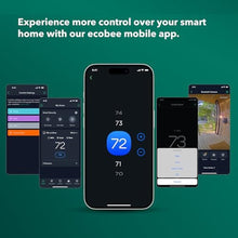 Load image into Gallery viewer, ecobee Smart Thermostat Premium - WiFi, Siri &amp; Alexa Built-In, Smart Sensor_3275
