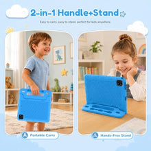Load image into Gallery viewer, EDDBNi Kids Tablet Android 15 Tablet 10 inch Kids Tablets with Case Quad Core 64GB Dual Camera Parental Controls 2.4G WiFi Educational Tablets (Blue)_3862

