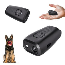 Load image into Gallery viewer, EFYUE Dog Bark Deterrent Device Mini Ultrasonic Dog Repellent, Portable Dog Training Device, Anti-Barking Device, Dog Repellent and Dog Prevention Device, Rechargeable Dog Bark Deterrent Devices, black_1
