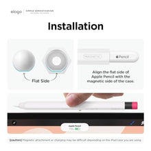 Load image into Gallery viewer, elago Compatible with Apple Pencil Pro Case &amp; Apple Pencil 2nd Generation Case, Compatible with Magnetic Charging, Double Tap, Squeeze, Haptic (Must Read Installation Instructions) [White]_329

