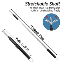 Load image into Gallery viewer, Electric Arc Flexible Neck Long Lighter,Retractable Length 11.4in to 27.55in,Rechargeable Windproof USB Lighter,360 Rotated Ignition Port, Lighters for Candle Fireplace Pilot Light BBQ Grill Black_410
