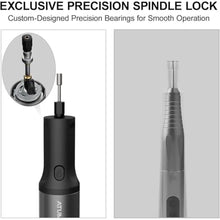 Load image into Gallery viewer, Electric Engraving Pen, USB Rechargable Engraving Pen with 42 Bits, Cordless Etching Engraving Tool, 5-Speed (10000-28000 RPM) Portable DIY Rotary Engraver for Sanding Polishing Drilling DIY Crafts, Black_5194
