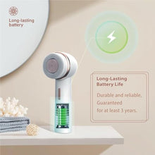 Load image into Gallery viewer, Electric Facial Cleansing Brush with Silicone and Bristle Brushheads,Gentle Electric Face Scrubber Exfoliator, Face Cleansing Brush, Face Wash Brush Machine, Rechargeable, Relief for Face Skin Issues, White_5658
