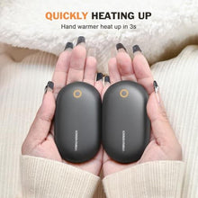 Load image into Gallery viewer, Electric Hand Warmers,2 Pack Magnetic Hand Warmer Aluminum Body, 5,000mAh, Black_1441
