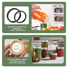 Load image into Gallery viewer, Electric Mason Jar Vacuum Sealer Kit, Cordless Mason Jar Vacuum Sealers for Wide Mouth/Regular Mouth Mason Jar, Mason Jar Sealer with 8 Lids with Led Display Power, Working Time_757

