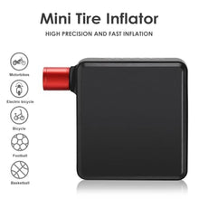 Load image into Gallery viewer, Electric Mini Bike Air Pump with Presta Valve 150PSI Tire Inflator Portable, black_6515

