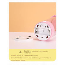 Load image into Gallery viewer, Electric Shaker Bottle, Shaker Bottles for Protein Shakes Mixes, Automatic Coffee Stirring Cup, Portable Mixer Cups and Blender Bottles Battery Powerful Mixer Cup 15 oz,Food grade material (Pink), Pinkwithheartshape_1080

