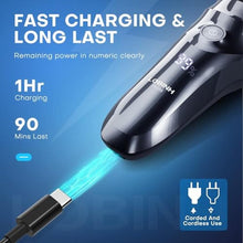 Load image into Gallery viewer, Electric Shaver for Men, 100% Washable Rotary Shaver, Men's Electric Razor, PaElectricShaverforMen_330

