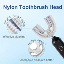Load image into Gallery viewer, Electric Ultrasonic U-Shaped Toothbrush for Adults 360 Degree Deep Clean, Black_271
