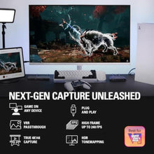 Load image into Gallery viewer, Elgato 4K X Capture Card, HDMI 2.1, 4K144 Ultra-Low Latency, Black_387
