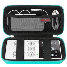 Load image into Gallery viewer, Elonbo Carrying Case for Etekcity TENS Unit Muscle Stimulator Machine, Hard Travel Organize Bag for Electric Pulse Massager, Extra Mesh Pocket Fits Electrode Pads Lead Wires Charger, Turquoise_1
