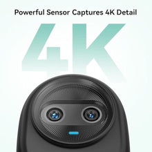 Load image into Gallery viewer, EMEET Piko 4K Webcam for Streaming, World's 1st Dual-Camera AI-Powered 4K Web Cam w/AI Autofocus, 3 Mics Array&amp;3 Sound Modes, USB Webcam with Tripod, Great for Streaming/Gifts, Switch 2 Camera Support, Black_7276
