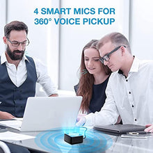 Load image into Gallery viewer, EMEET USB Speakerphone M0 4 AI Mics Speakerphone for Conference Calls 360 Voice Pickup Conference Speakerphone for Computer Plug and Plays Computer Speaker with Microphone for 4 People_471
