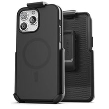 Load image into Gallery viewer, Encased Belt Case for iPhone 14 Pro Max with Holster Clip Case (Magnetic) Compatible with MagSafe, Matte Black_1
