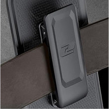 Load image into Gallery viewer, Encased Magnetic Case Compatible with iPhone 15 Pro Max with Belt Clip Phone Holster (iPhone 15 Pro Max), Clear_7522
