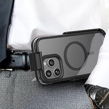 Load image into Gallery viewer, Encased Magnetic Case Compatible with iPhone 15 Pro Max with Belt Clip Phone Holster (iPhone 15 Pro Max), Clear_7523
