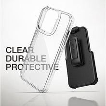 Load image into Gallery viewer, Encased Magnetic Case Compatible with iPhone 15 Pro Max with Belt Clip Phone Holster (iPhone 15 Pro Max), Clear_7524

