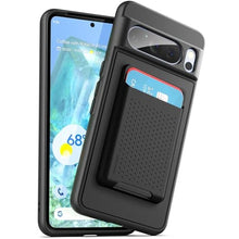 Load image into Gallery viewer, ENCASED Wallet Case for Google Pixel 8 Pro with Magnetic Card Holder (Compatible with MagSafe) Black_1
