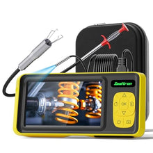 Load image into Gallery viewer, Endoscope with Light, 3.9mm Ultra-Thin Probe, 4.3" IPS Screen 1080P HD IP67 Waterproof Borescope Inspection Camera, USB Interchangeable 16.5ft Semi-Rigid Cable, 3.3ft Drain Clog Remover Included, Yellow_1
