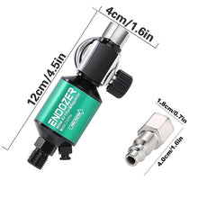 Load image into Gallery viewer, ENDOZER G1/4" Inlet and Outlet Air Compressor Water Separator Clean Dry Air, with Drain Valve and Pressure Regulator for Spray Gun, GreenNpt_416
