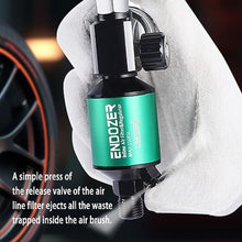 Load image into Gallery viewer, ENDOZER G1/4" Inlet and Outlet Air Compressor Water Separator Clean Dry Air, with Drain Valve and Pressure Regulator for Spray Gun, GreenNpt_418
