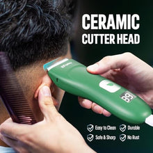 Load image into Gallery viewer, ENSSU Baby Hair Clippers, Cordless Hair Clipper for Kids with LED Display, Baby Hair Cutting Kit with Skin-Safe Blade, Waterproof Hair Trimmer for Children/Toddler, Rechargeable&amp; an Hour Quick Charger, DeepGreen_369
