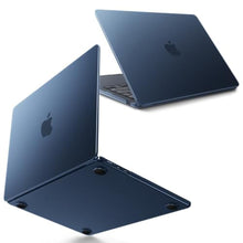 Load image into Gallery viewer, EooCoo Compatible with MacBook Air 13 inch Case M5 2026-2022 M4 M3 M2 A3449 A3240 A3113 A2681, 100% Match Official Color, Upgrade Matte, Dent &amp; Scratch Protection Hard Shell for Mac Air 13.6, Midnight, MidnightClear_1
