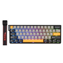 Load image into Gallery viewer, EPOMAKER AULA WIN60 HE MAX 60% Wired Magnetic Keyboard with Adjustable Working Point 8000Hz Polling Rate Hall Effect Switch Hot Swappable for FPS Gaming (Grey&amp;Yellow), GreyYellow_1
