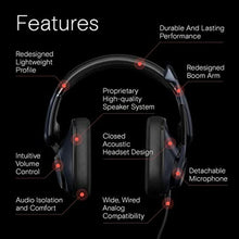 Load image into Gallery viewer, EPOS H6Pro - Closed Acoustic Gaming Headset with Mic Lightweight Over-Ear Design Lift-to-Mute Compatible with Xbox, PS4, PS5 &amp; PC Black_5641
