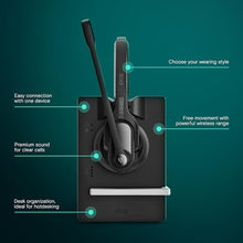 Load image into Gallery viewer, EPOS Impact D 30 USB ML - Wireless DECT Dual Ear Headset for a Direct Connection to a PC/Softphone, Black_347
