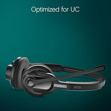 Load image into Gallery viewer, EPOS Impact D 30 USB ML - Wireless DECT Dual Ear Headset for a Direct Connection to a PC/Softphone, Black_349
