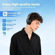 Load image into Gallery viewer, eppfun LE Audio Auracast Bluetooth 6.0 Headphones, Over Ear Headset with Mic, Aptx Lossless/AD/HD Audio Codec Low Latency for TV Gaming Headphones,Aux/Audio Sharing._532
