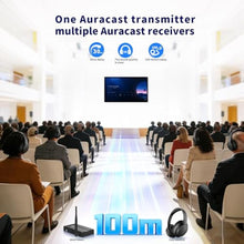 Load image into Gallery viewer, eppfun LE Audio Auracast Bluetooth 6.0 Headphones, Over Ear Headset with Mic, Aptx Lossless/AD/HD Audio Codec Low Latency for TV Gaming Headphones,Aux/Audio Sharing._534
