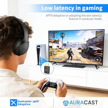 Load image into Gallery viewer, eppfun LE Audio Auracast Bluetooth 6.0 Headphones, Over Ear Headset with Mic, Aptx Lossless/AD/HD Audio Codec Low Latency for TV Gaming Headphones,Aux/Audio Sharing._535
