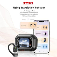Load image into Gallery viewer, ERAZER XP6 Translation Earbuds Real Time - AI 135 Language Translator Earbuds, Audifonos Traductores Ingls Espaol, 4-in-1 Translating Device, Translate Ear Buds for Travel Learning_2063
