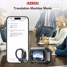 Load image into Gallery viewer, ERAZER XP6 Translation Earbuds Real Time - AI 135 Language Translator Earbuds, Audifonos Traductores Ingls Espaol, 4-in-1 Translating Device, Translate Ear Buds for Travel Learning_2065
