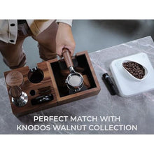 Load image into Gallery viewer, Espresso Tamper 51.5mm for La Pavoni Post Millenium Models Calibrated, Auto-Leveling and Spring Loaded Design Stainless Steel Ripple Base Coffee Tamper with 20lb / 25lb / 30lbs Replacement Springs, Walnut_5628
