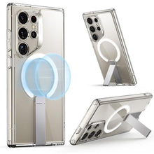 Load image into Gallery viewer, ESR for Samsung Galaxy S24 Ultra Magsafe Case with Kickstand, Wireless Charging Compatible with Magnetic, 3 Stand Modes, Military-Grade Protection, Shockproof Case Slim Fit for S24 Ultra, Clear, MagsafeBoostClear_1
