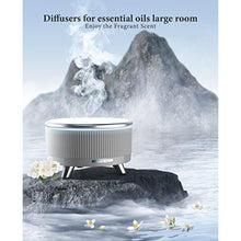 Load image into Gallery viewer, Essential Oil Diffuser for Home, Diffusers for Essential Oils Large Room, 500ml Aromatherapy Diffuser, 7 Colors Changed, White_7689
