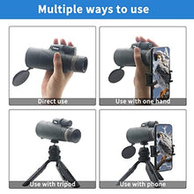 Load image into Gallery viewer, Etemen Monocular Telescope 16x60 HD High Powered Monocular for Adults High Definition Telescope with Smartphone Holder&amp;Tripod for Hunting Travel Camping Hiking Concert Travelling Bird Watching_3048
