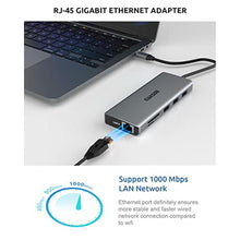 Load image into Gallery viewer, EUASOO 11 in 1 Triple Display USB C Docking Station with Dual 4K HDMI, 1000Mbps Gigabit Ethernet, PD 3.0, 4 USB Ports for MacBook, MacOS Only Support Mirror Mode_395
